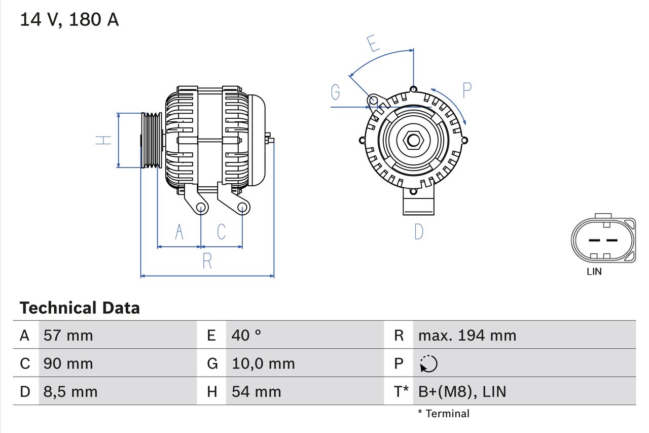 Lichtmaschine Generator