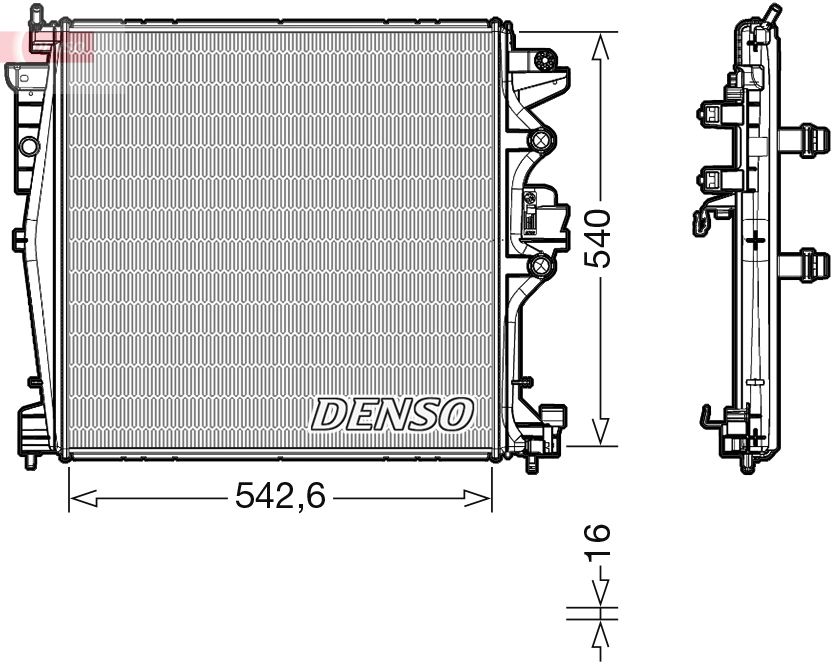 Kühler Wasserkühler Motorkühler