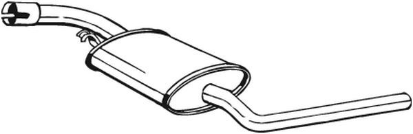 Mittelschalldämpfer Auspuff