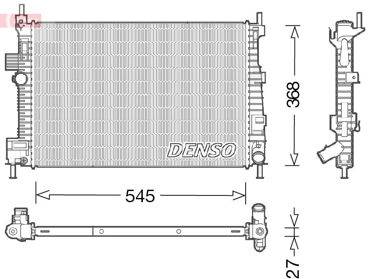 Kühler Wasserkühler Motorkühler