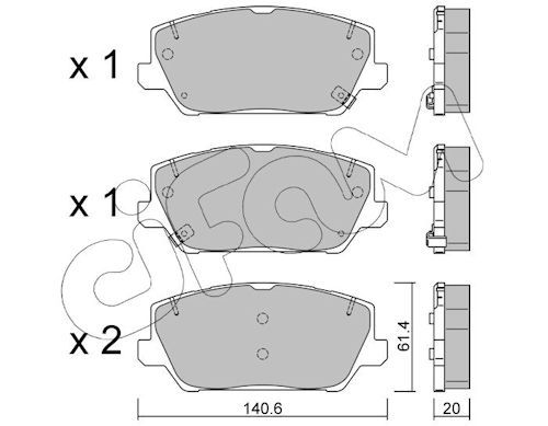 Bremsbelag Satz Bremsscheibe Scheibenbremse