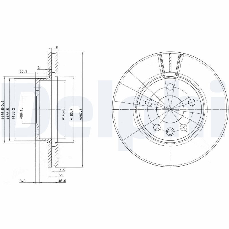 Bremsscheibe Scheibenbremse
