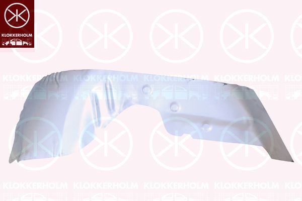 Set: 2 × Radhausreparaturblech hinten