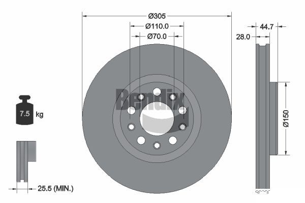 Bremsscheibe Scheibenbremse
