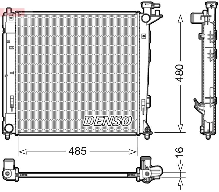 Kühler Wasserkühler Motorkühler