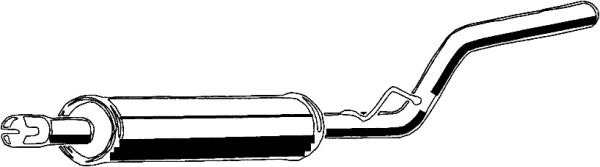 Mittelschalldämpfer Auspuff
