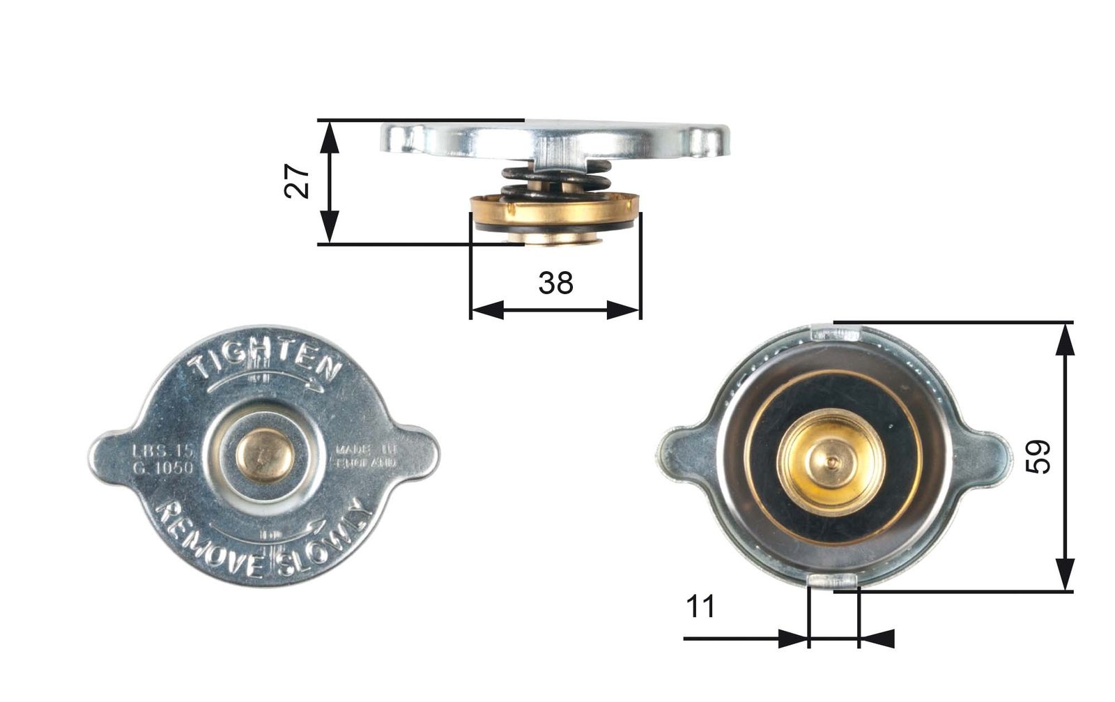 Kühlerdeckel