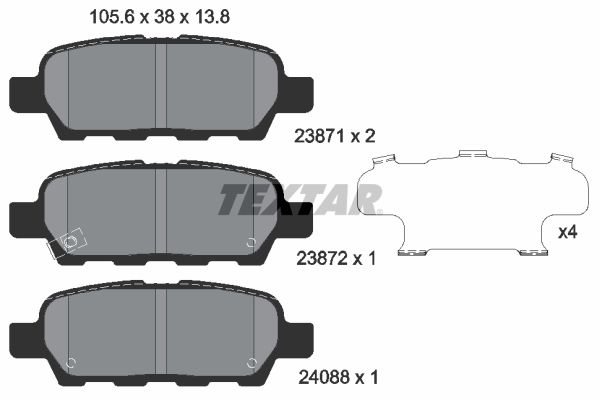 Bremsbelag Satz Bremsscheibe Scheibenbremse
