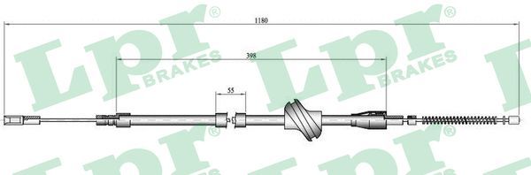 Handbremsseile Set 2 Stück