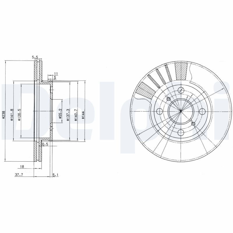 Bremsscheibe Scheibenbremse