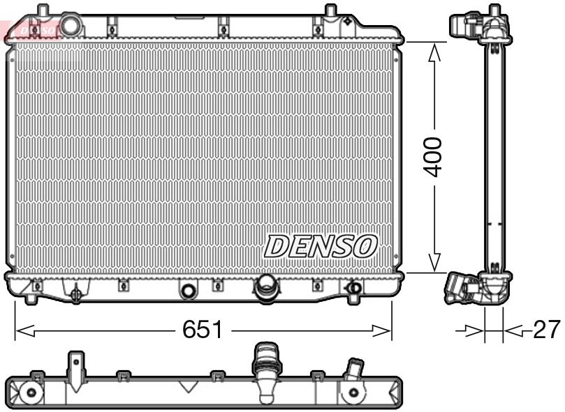 Kühler Wasserkühler Motorkühler