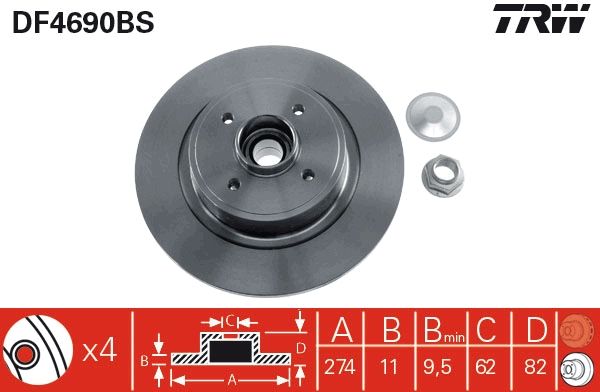 Bremsscheibe Scheibenbremse