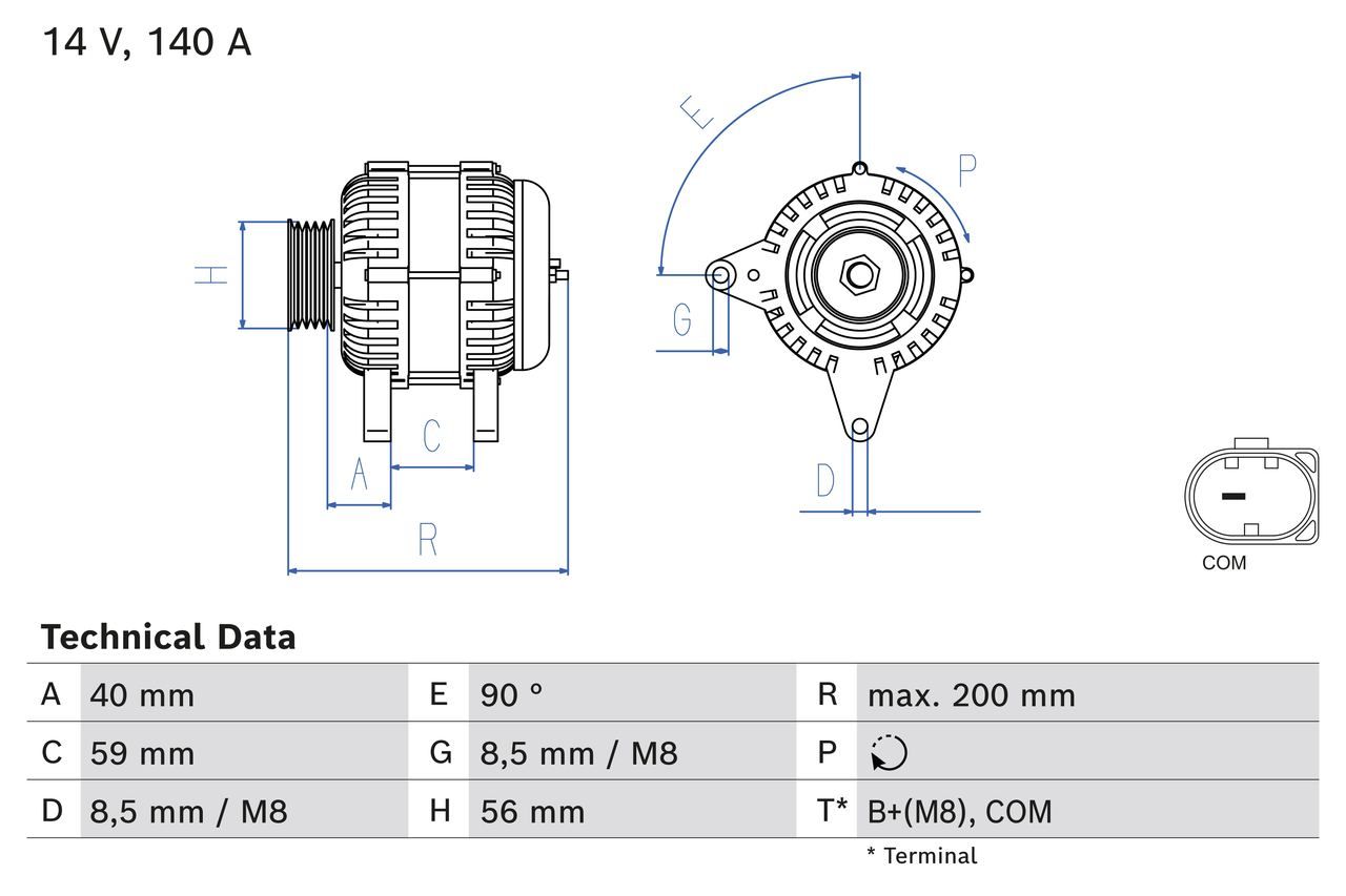 Lichtmaschine Generator
