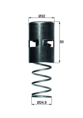 Thermostat Ölkühlung