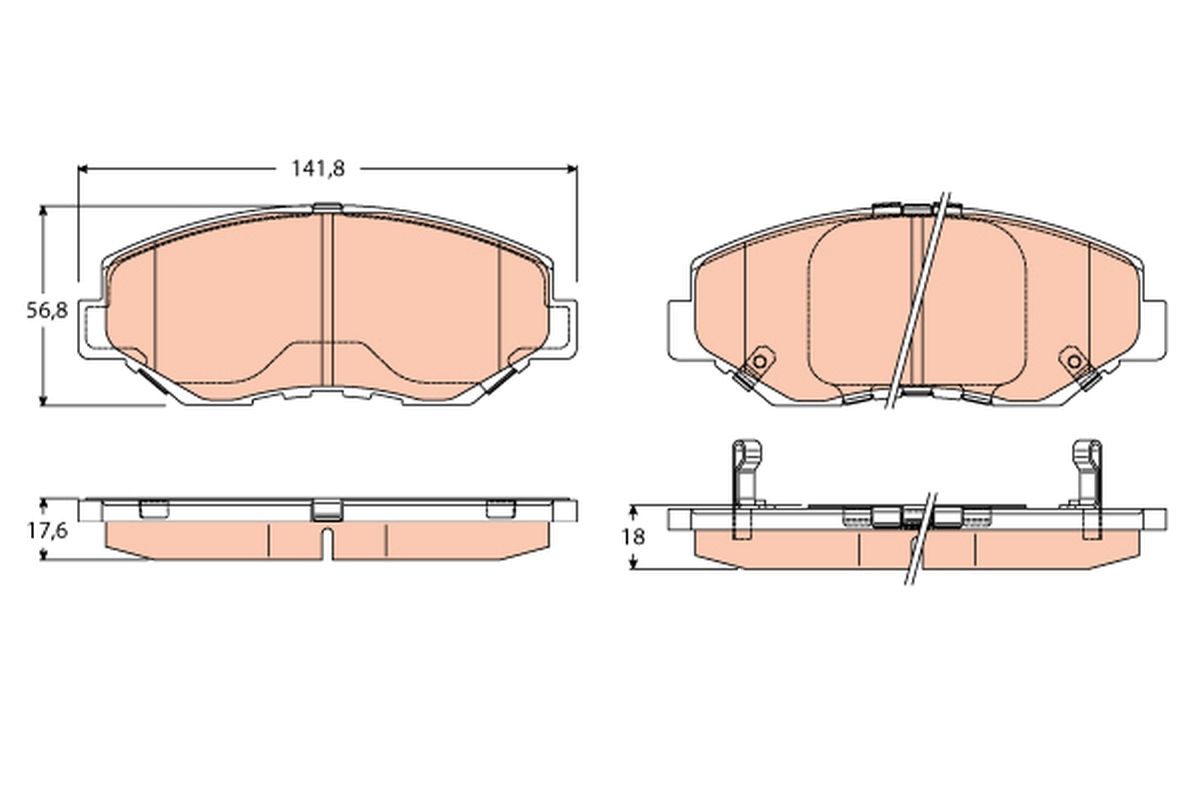Bremsbeläge