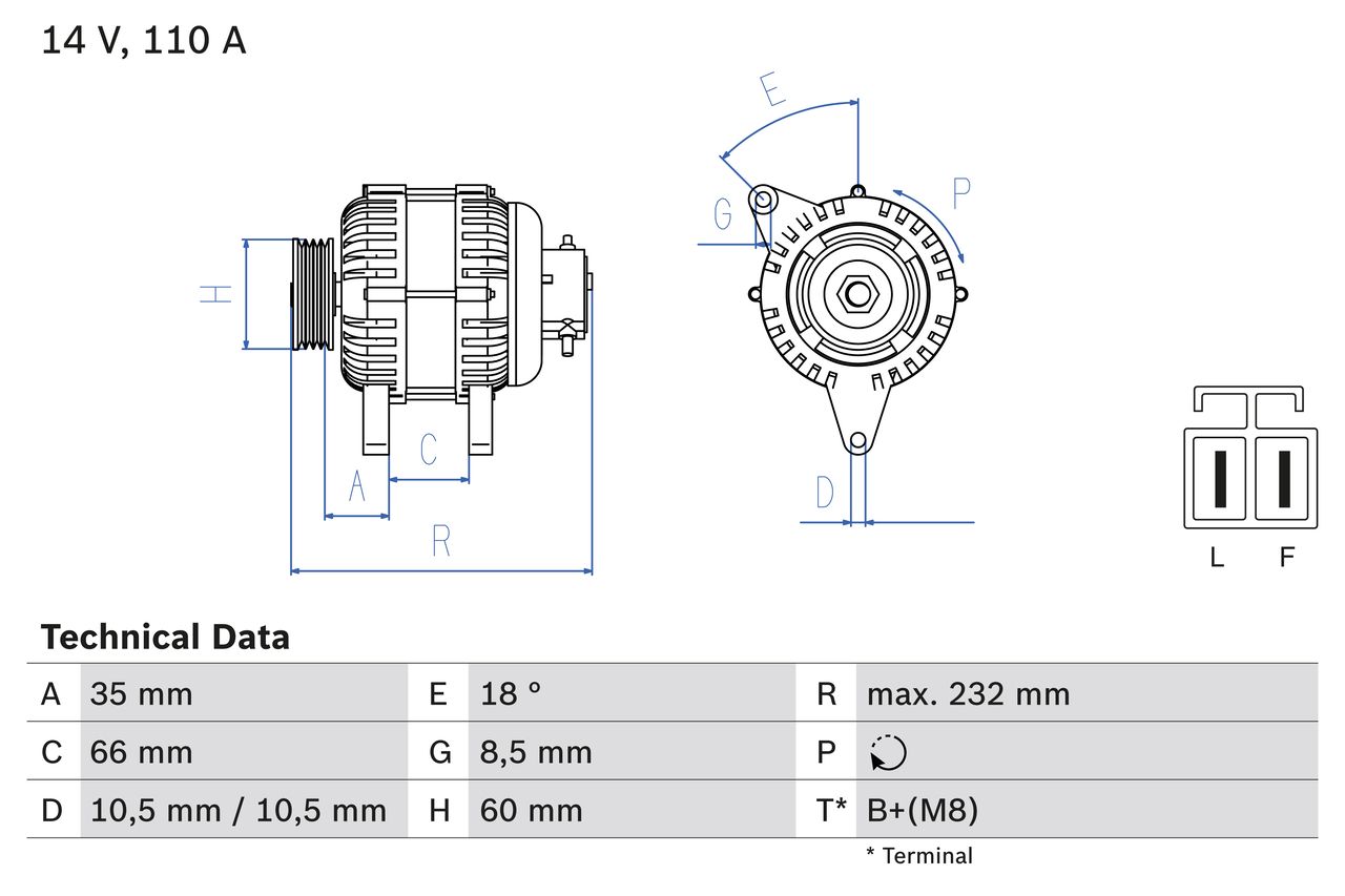 Lichtmaschine Generator
