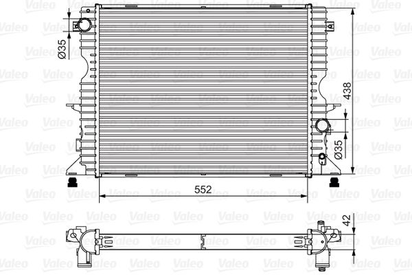 Kühler Wasserkühler Motorkühler