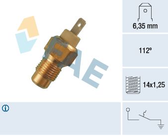 Temperaturschalter Kühlmittelwarnlampe