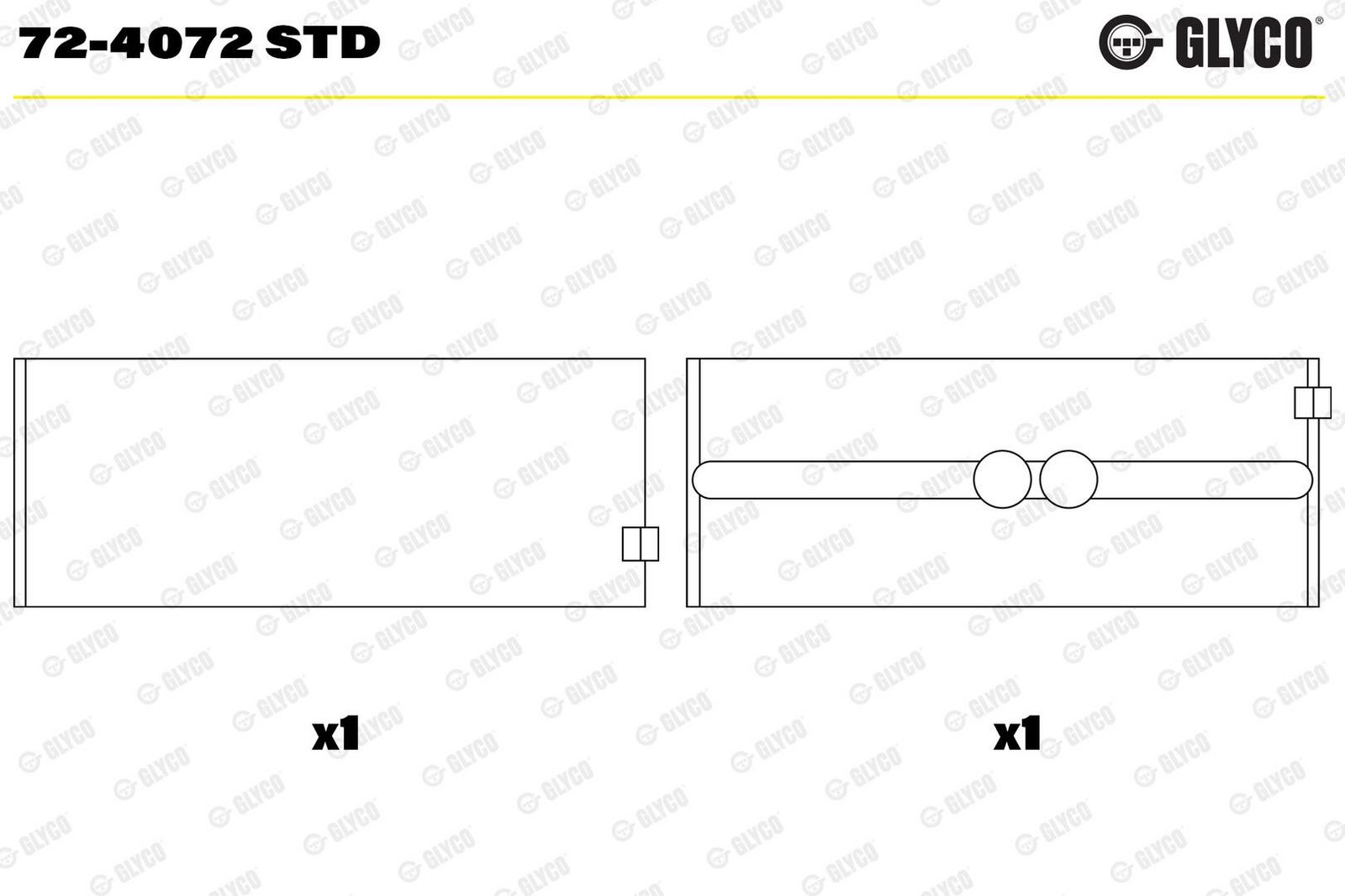 Kurbelwellenlagerschalen-Satz