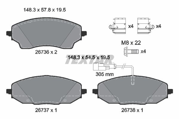 Bremsbelag Satz Bremsscheibe Scheibenbremse