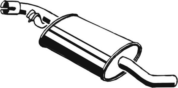 Mittelschalldämpfer Auspuff