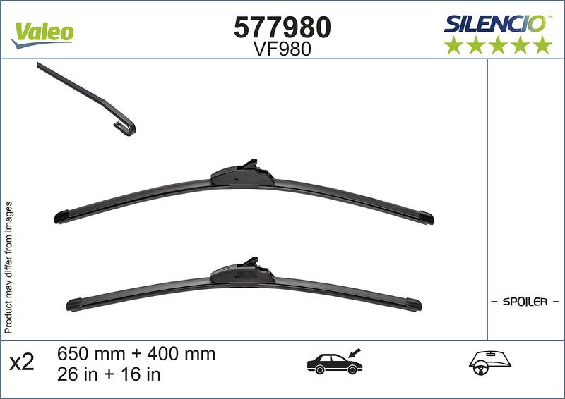 Scheibenwischer Silencio xtrm-flach (2 Stk.)