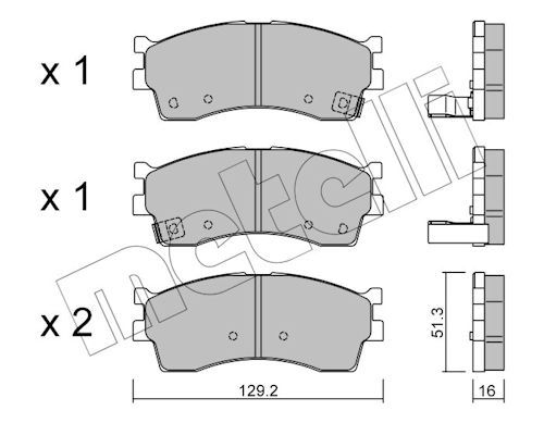 Bremsbelag Satz Bremsscheibe Scheibenbremse
