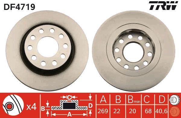 Bremsscheiben Set 2 Stück