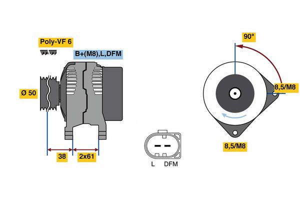 Lichtmaschine Generator