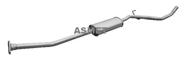 Mittelschalldämpfer Auspuff