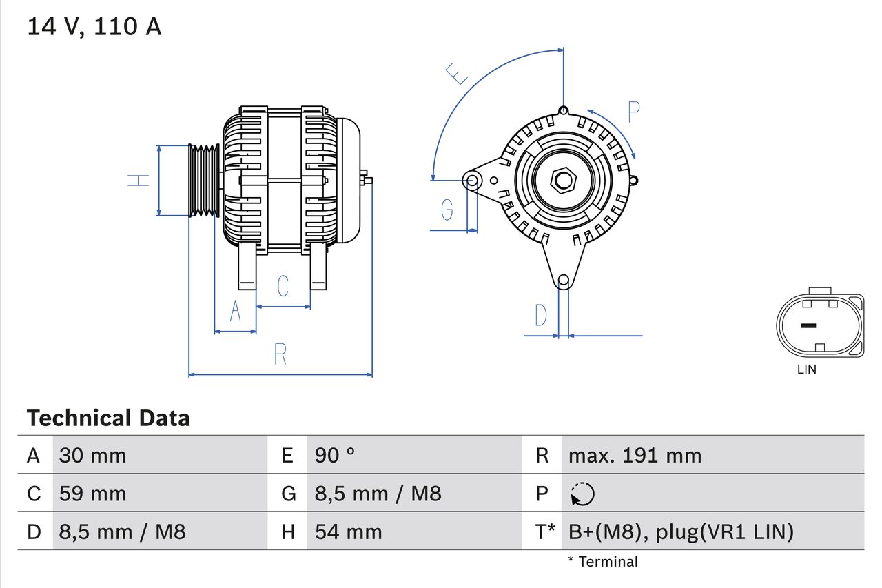Lichtmaschine Generator