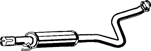Mittelschalldämpfer Auspuff