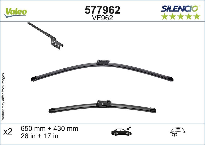 Scheibenwischer Silencio xtrm-flach (2 Stk.)