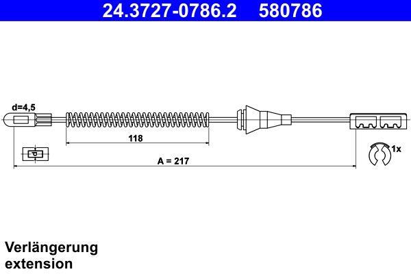 Feststellbremsseil