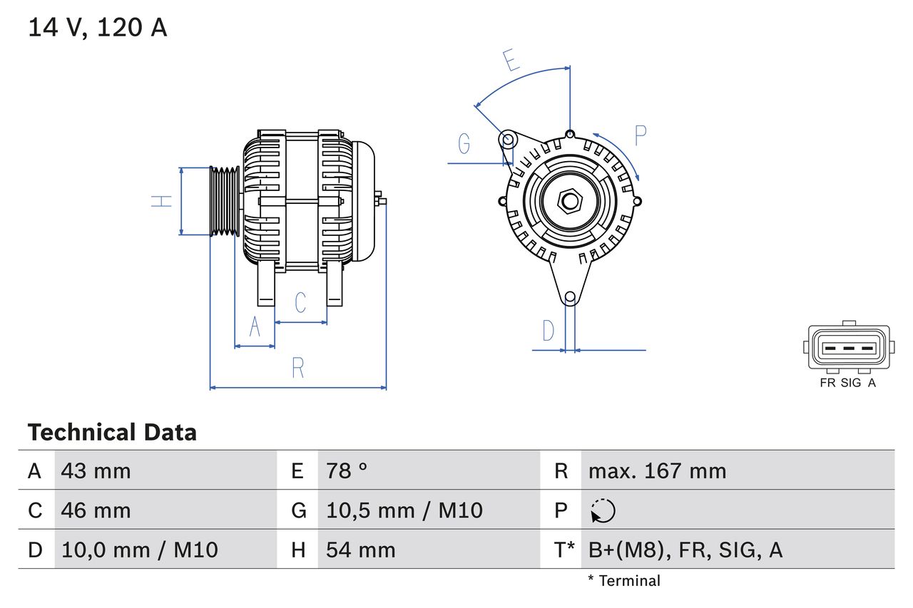 Lichtmaschine Generator