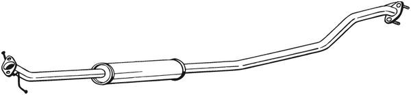 Mittelschalldämpfer Auspuff