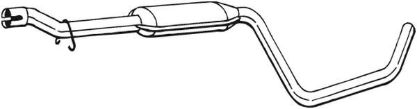 Mittelschalldämpfer Auspuff