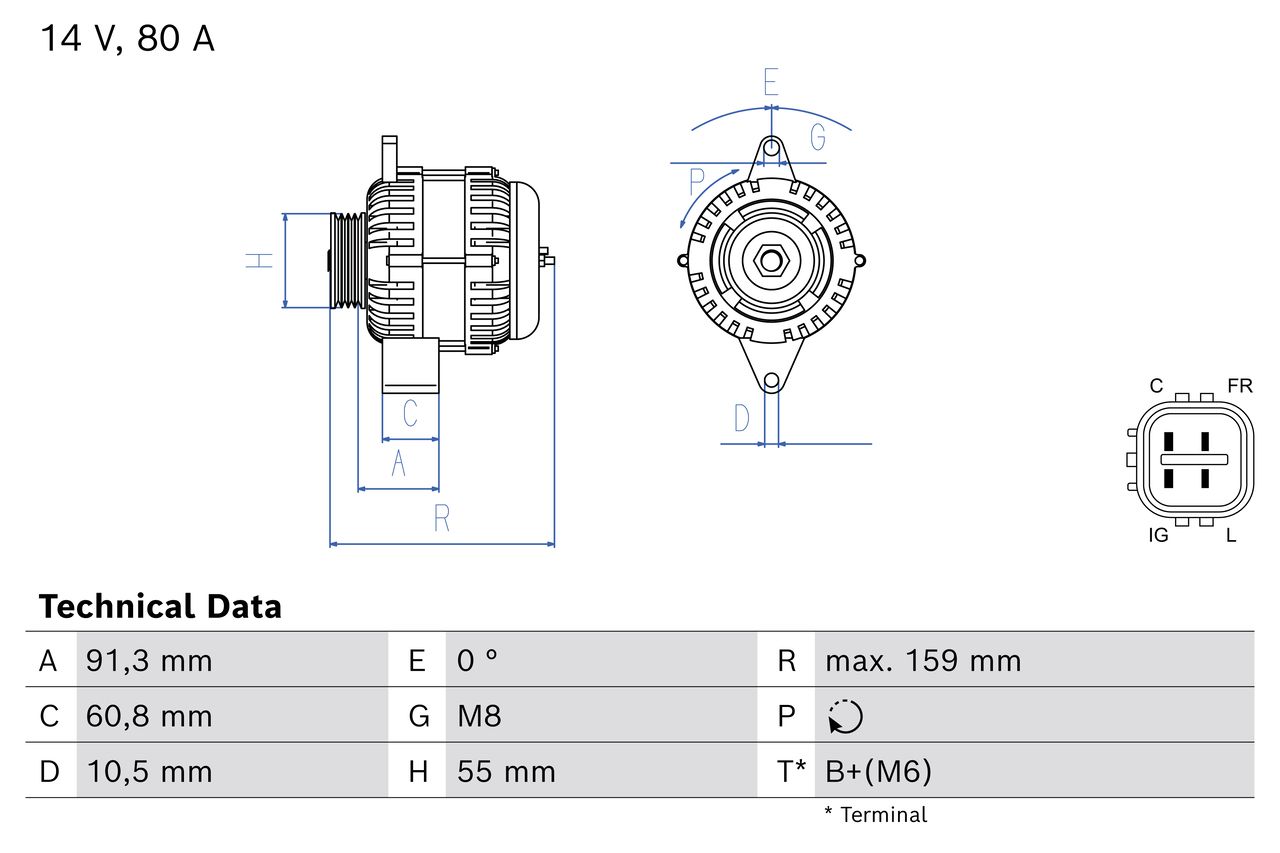 Lichtmaschine Generator