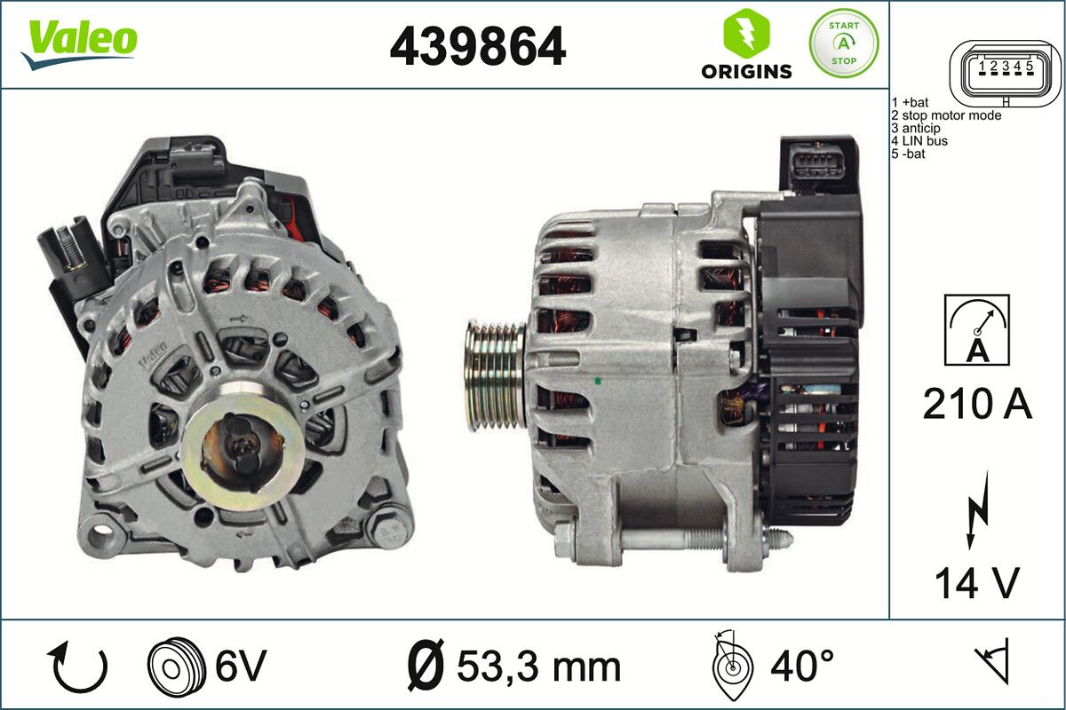 Starter AnlasserLichtmaschine Generator