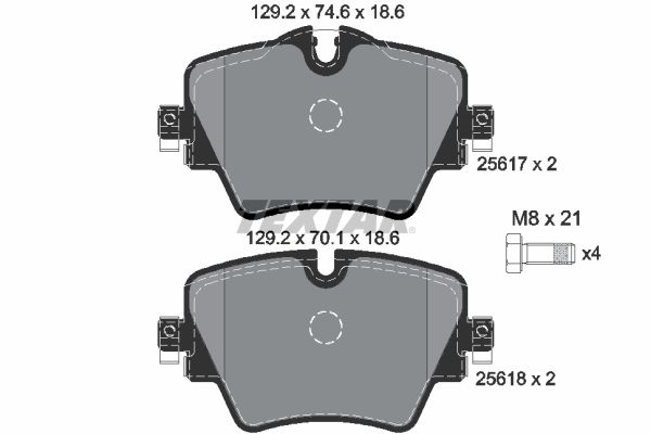 Bremsbelag Satz Bremsscheibe Scheibenbremse