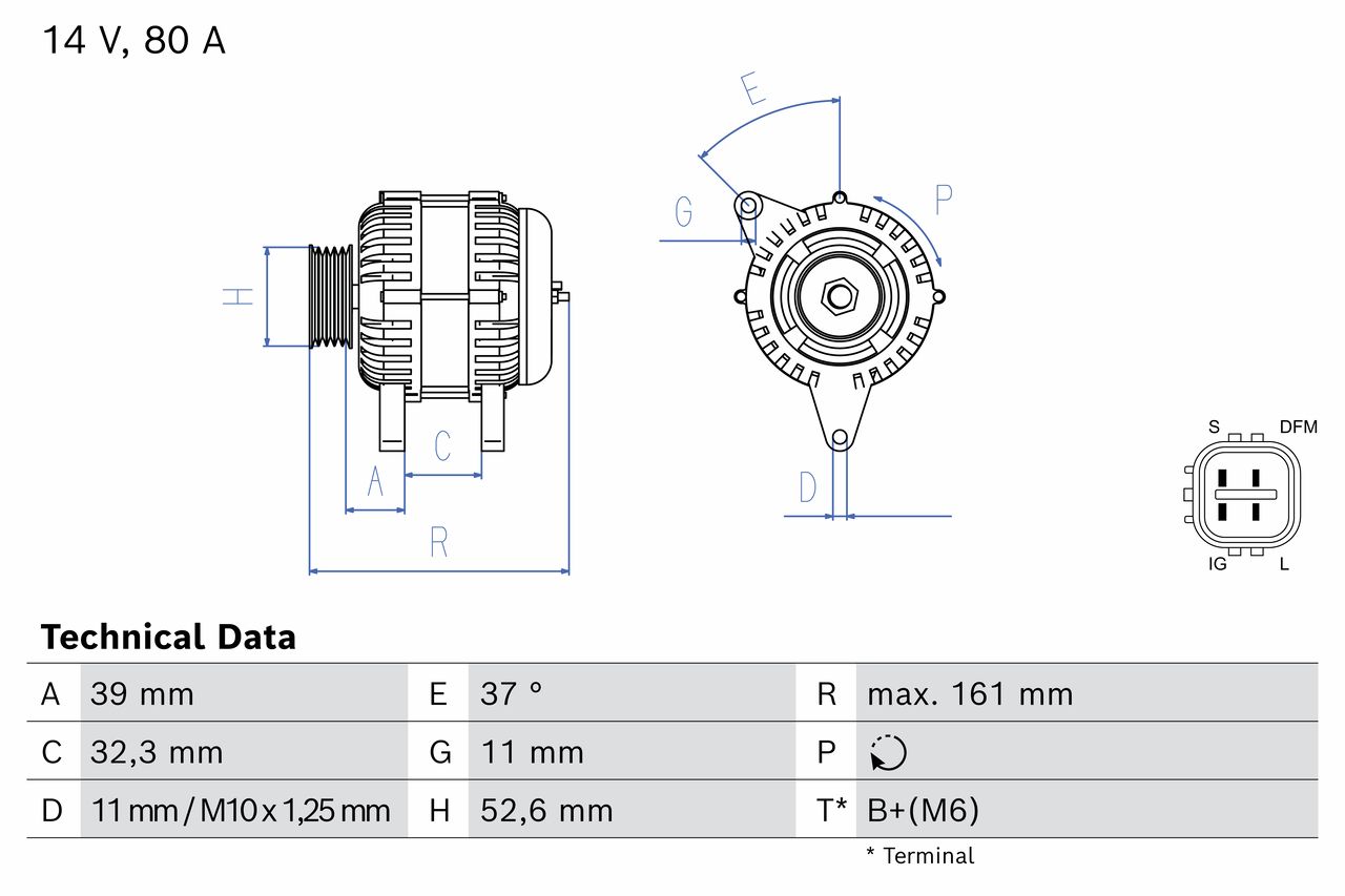 Lichtmaschine Generator