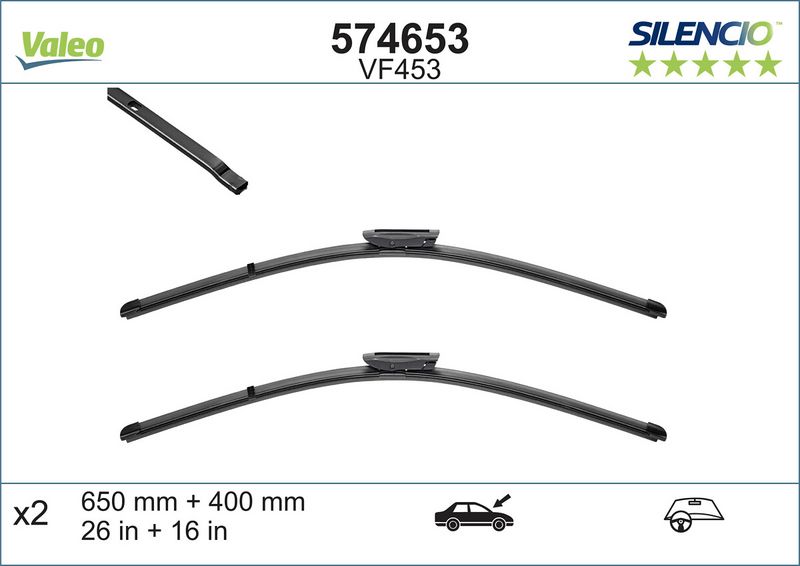 Scheibenwischer Silencio xtrm-flach (2 Stk.)