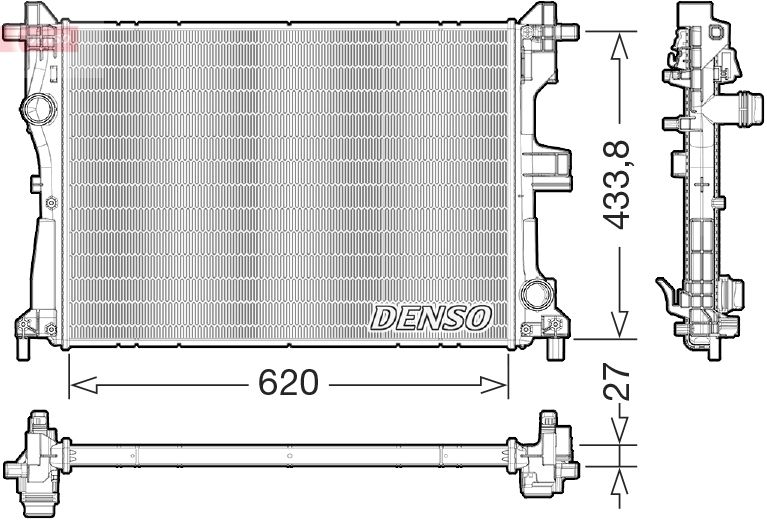 Kühler Wasserkühler Motorkühler