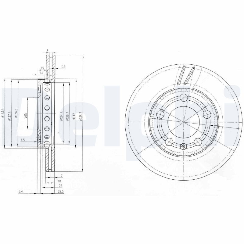 Bremsscheibe Scheibenbremse