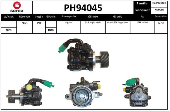 Hydraulikpumpe Lenkung Servopumpe Lenkhilfe