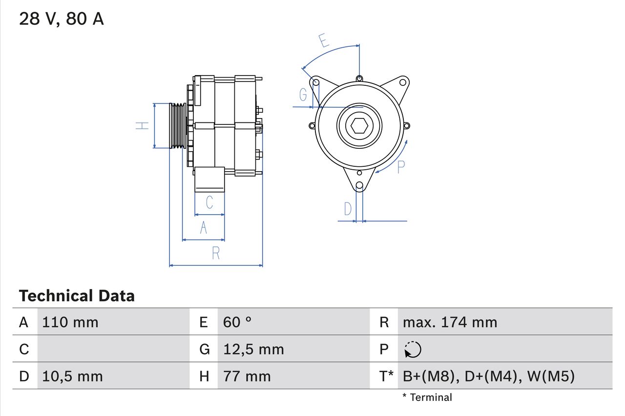 Lichtmaschine Generator