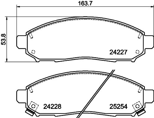 Bremsbelag Satz Bremsscheibe Scheibenbremse