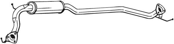 Mittelschalldämpfer Auspuff