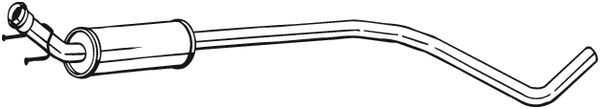 Mittelschalldämpfer Auspuff