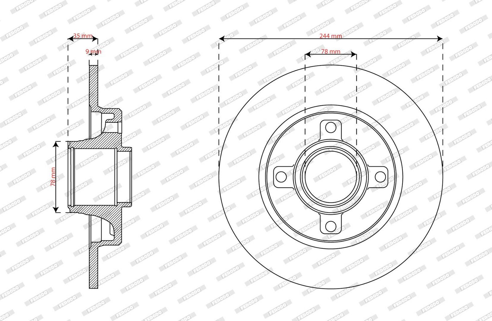 Bremsscheibe Scheibenbremse